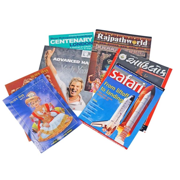 Custom softcover Magazine Printing