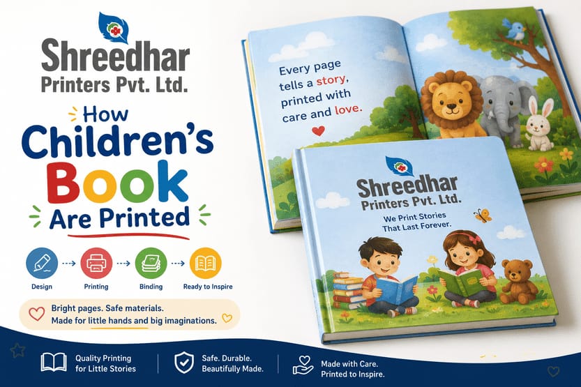 how children's book are printed